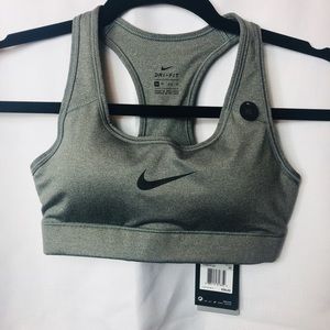 Nike Gray Sports Bra. Classic Bra Dri-Fit